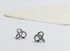 Cross Infinity Earrings