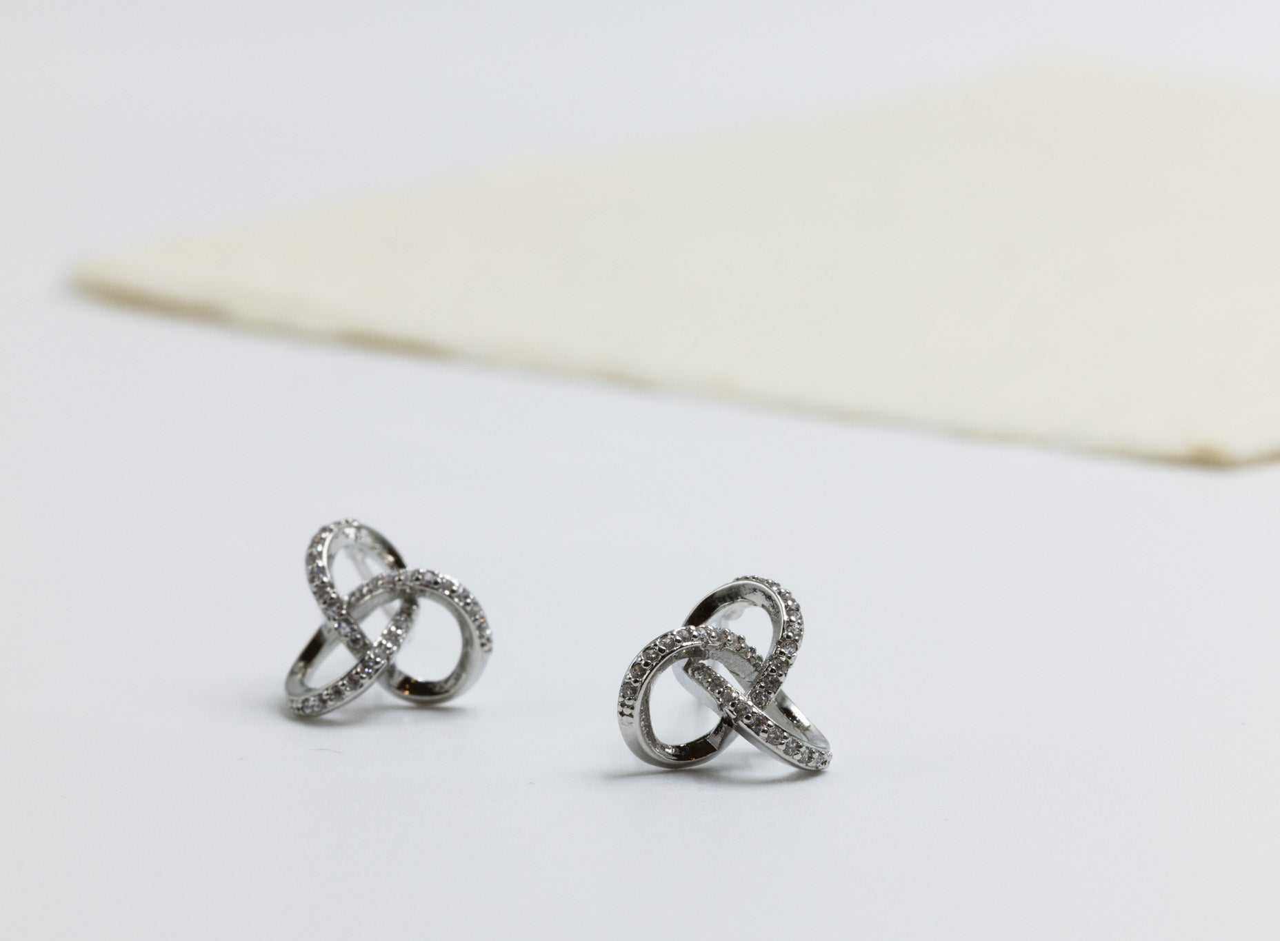 Cross Infinity Earrings