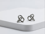 Cross Infinity Earrings