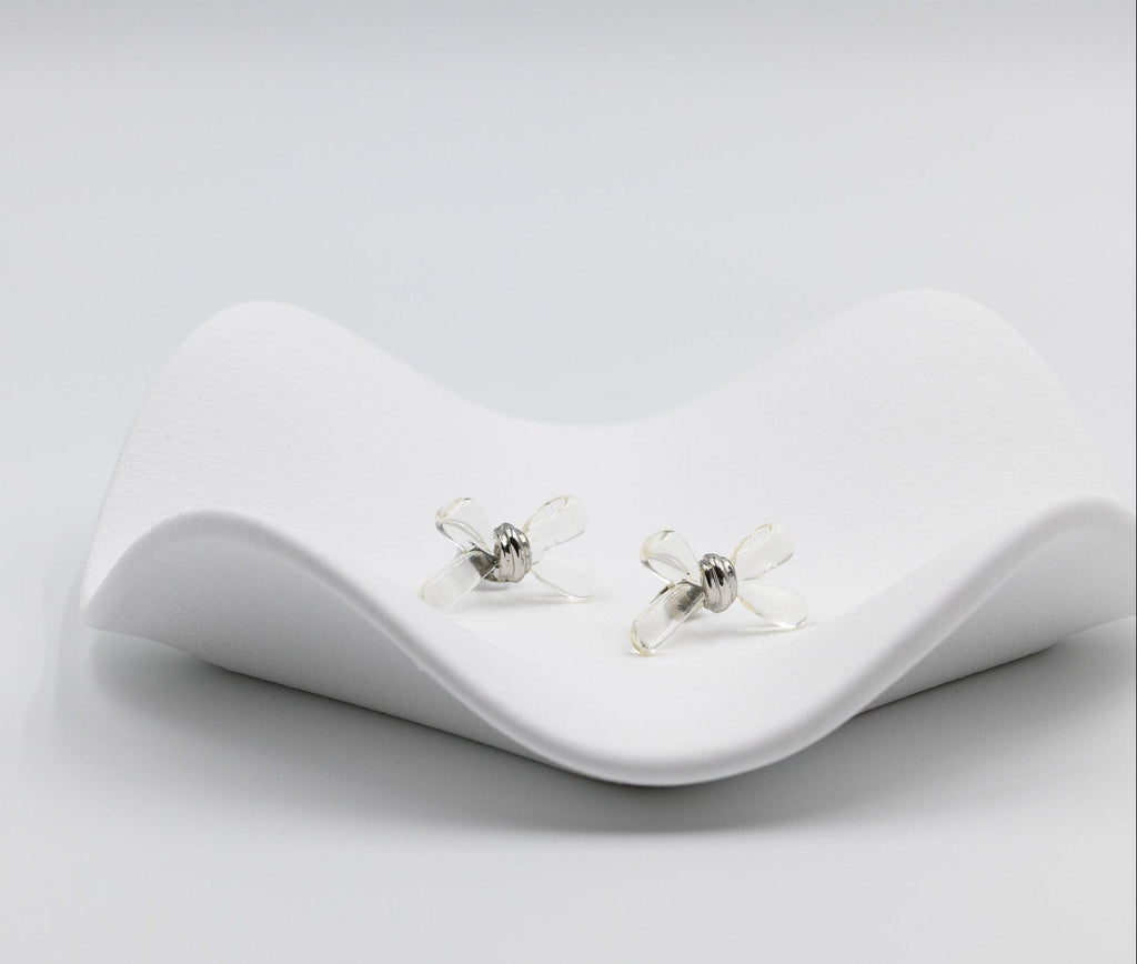 Crystal Bow Earrings