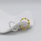 Gold Twist Stripe Ring