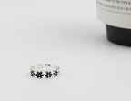 Inky Daisy Ring
