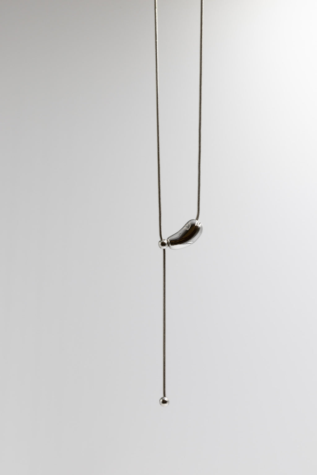 Long Cashew Pull Necklace