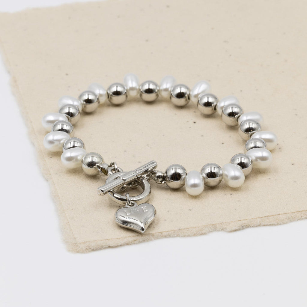 OT Heartlove Pearl Bracelet