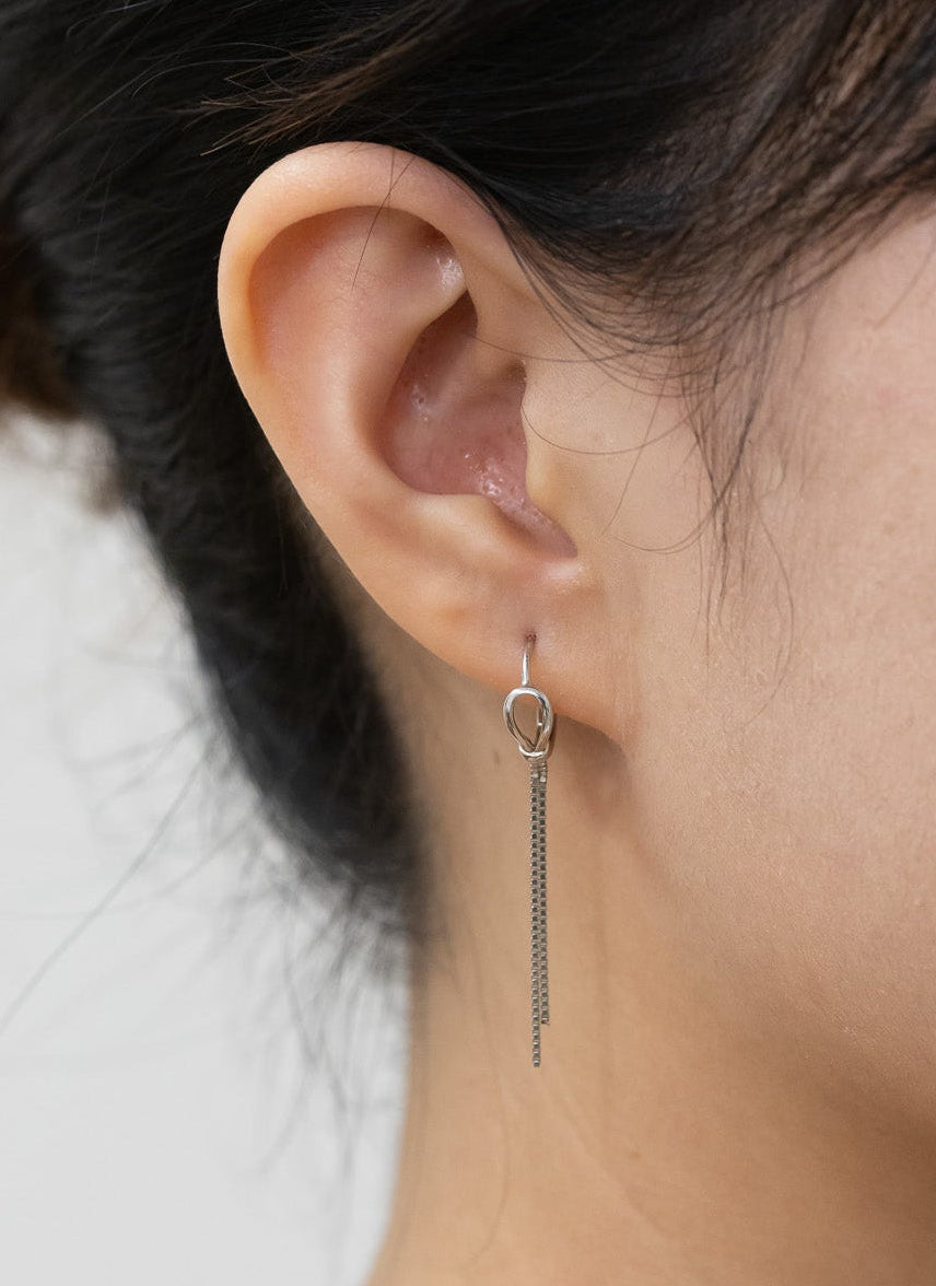 Ribbon String Earrings