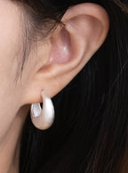 Icy Cashew Earrings
