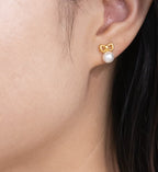 Gold Chic Bow Earrings