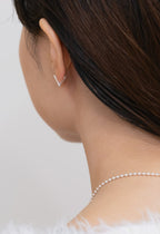 Beaded Triangle Earrings