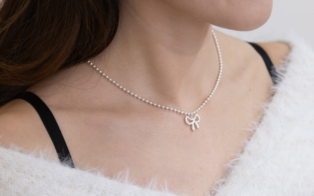 Bow Dot Necklace