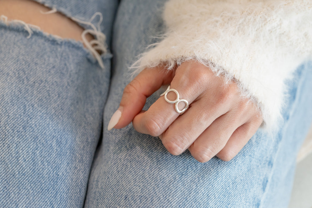 Oval Pebble Ring