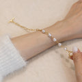 Double-sided Pearl Bracelet Gold