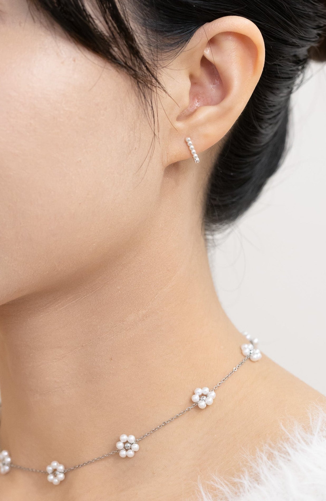 Fancy Pearl Blossom Necklace