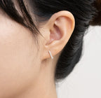 Beaded Triangle Earrings