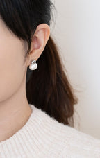 Pearl Snowball Earrings