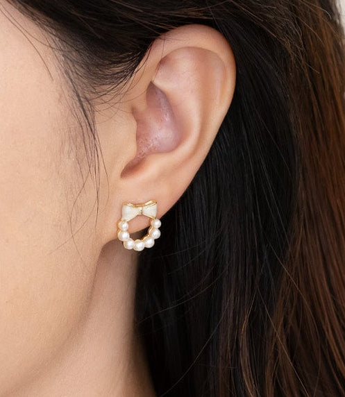 Pearl Wreath Earrings