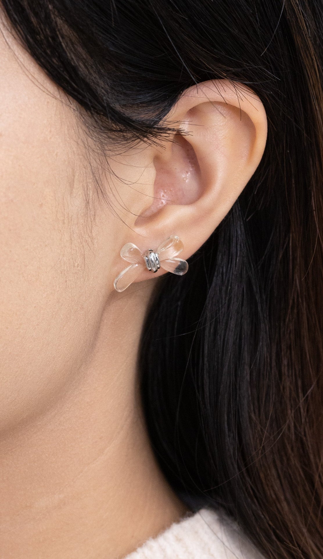 Crystal Bow Earrings