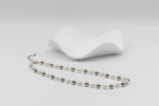 Pearl Silver Orb Necklace