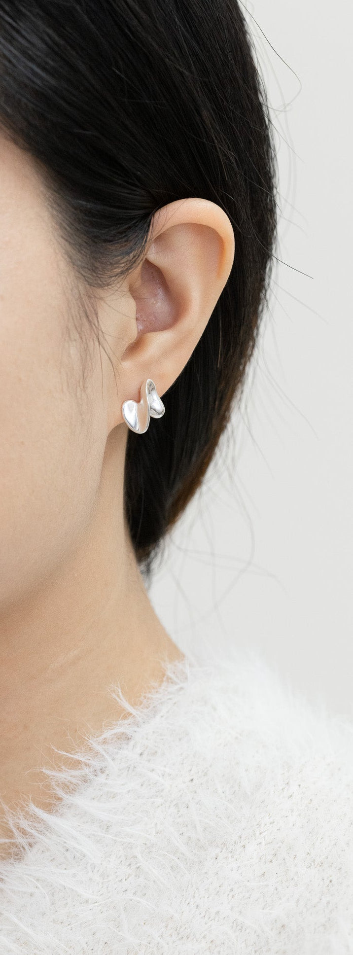 Twisted Silver Earrings