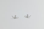 Dancing Bow Earrings Silver