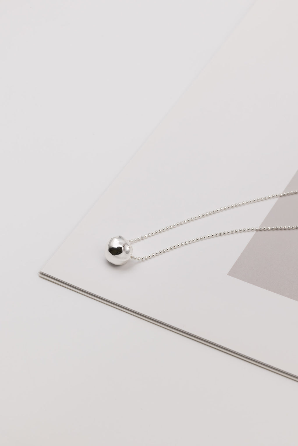 Beaded Pebble Necklace