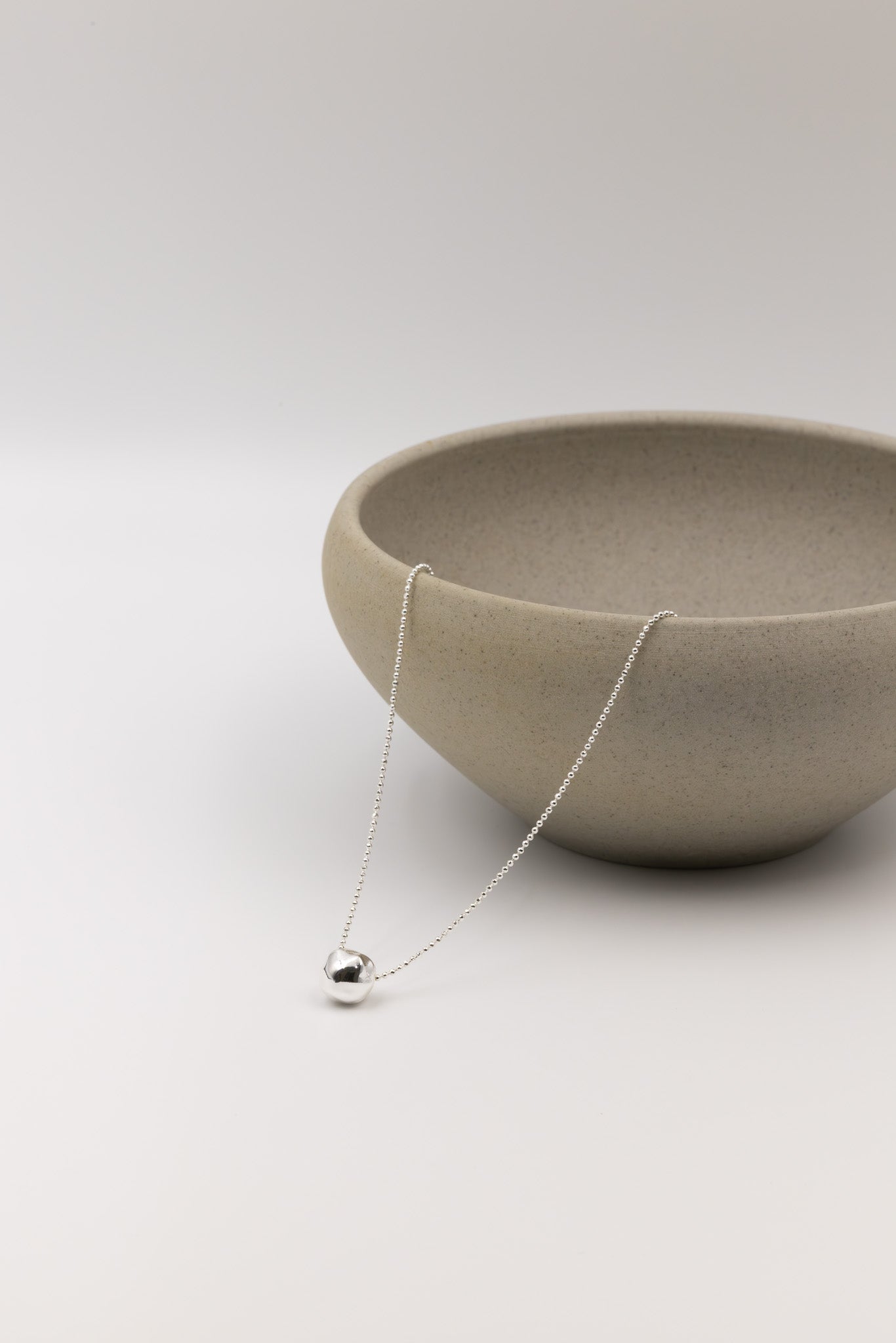 Beaded Pebble Necklace