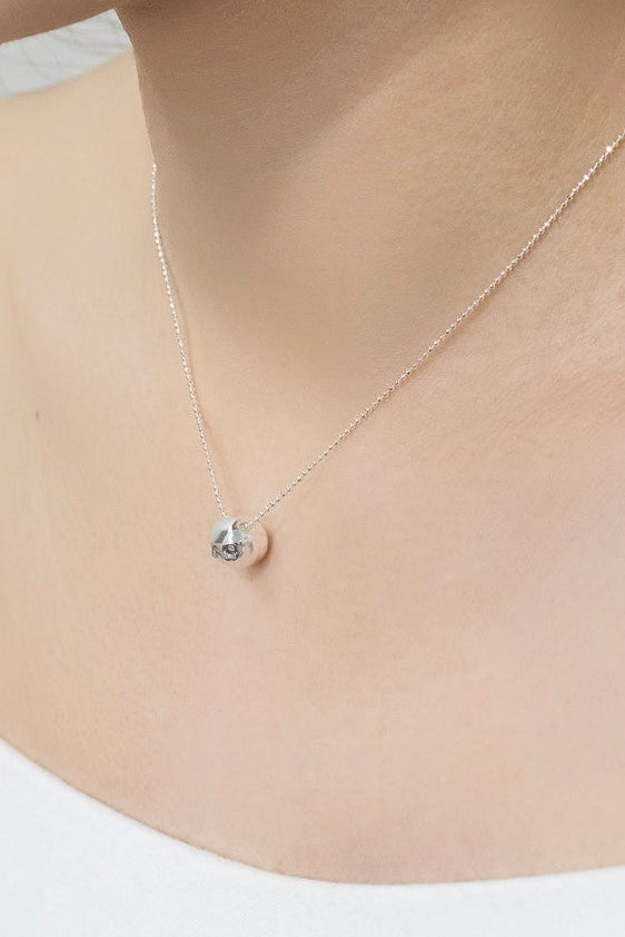 Beaded Pebble Necklace