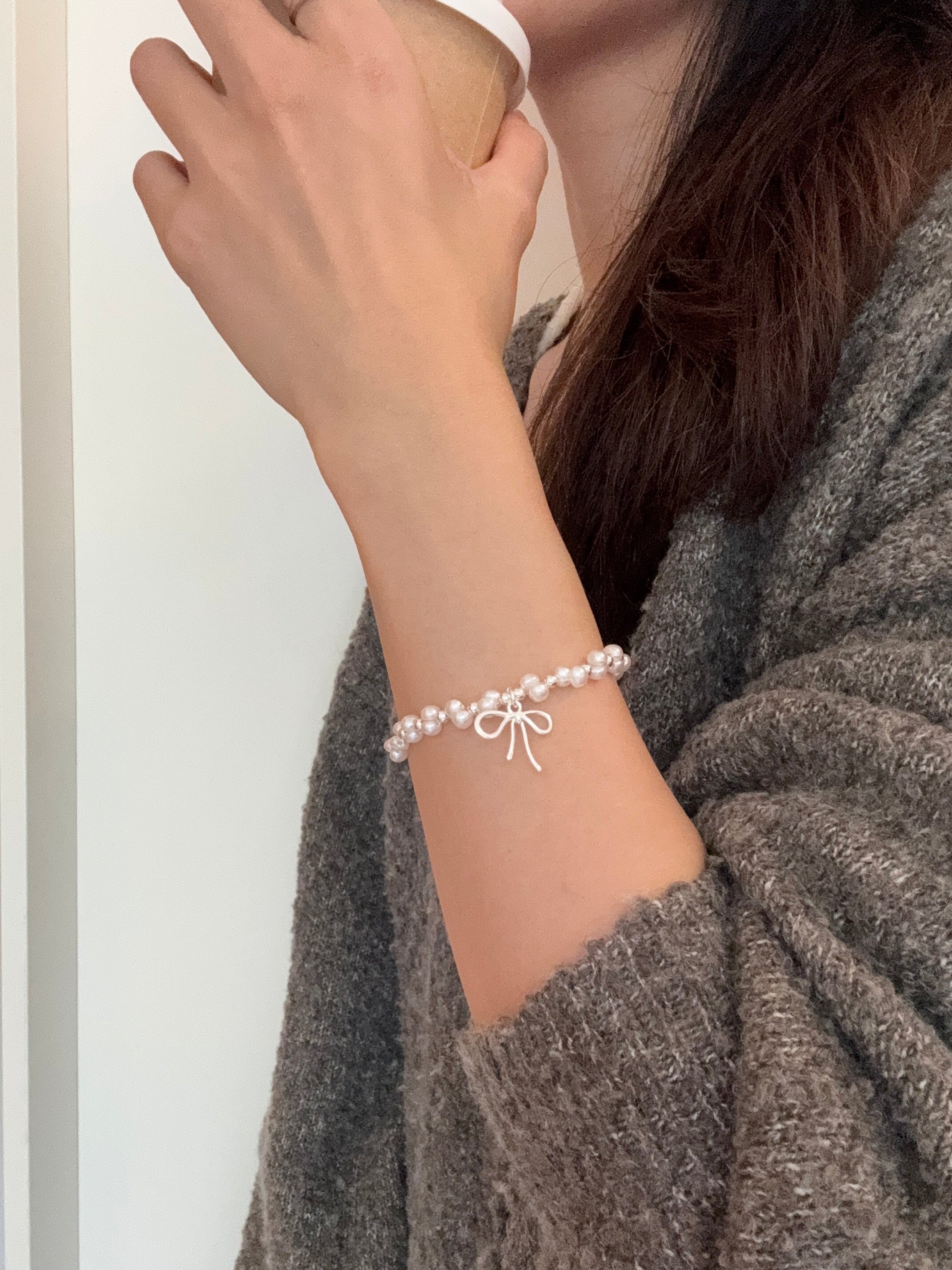 Pearl Bow Knot Bracelet