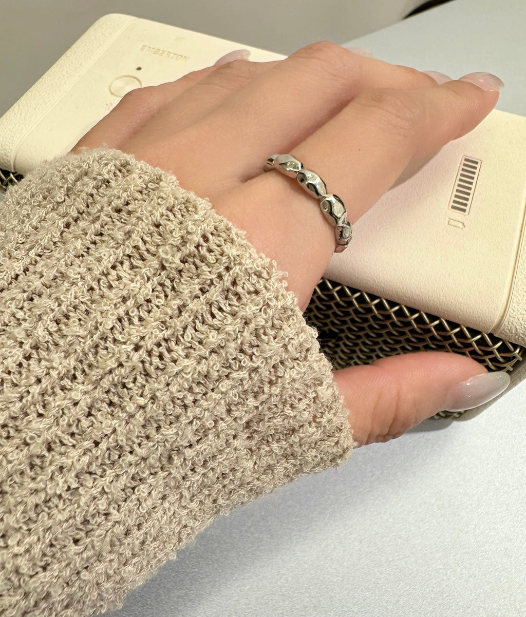 Textured Pebble Ring
