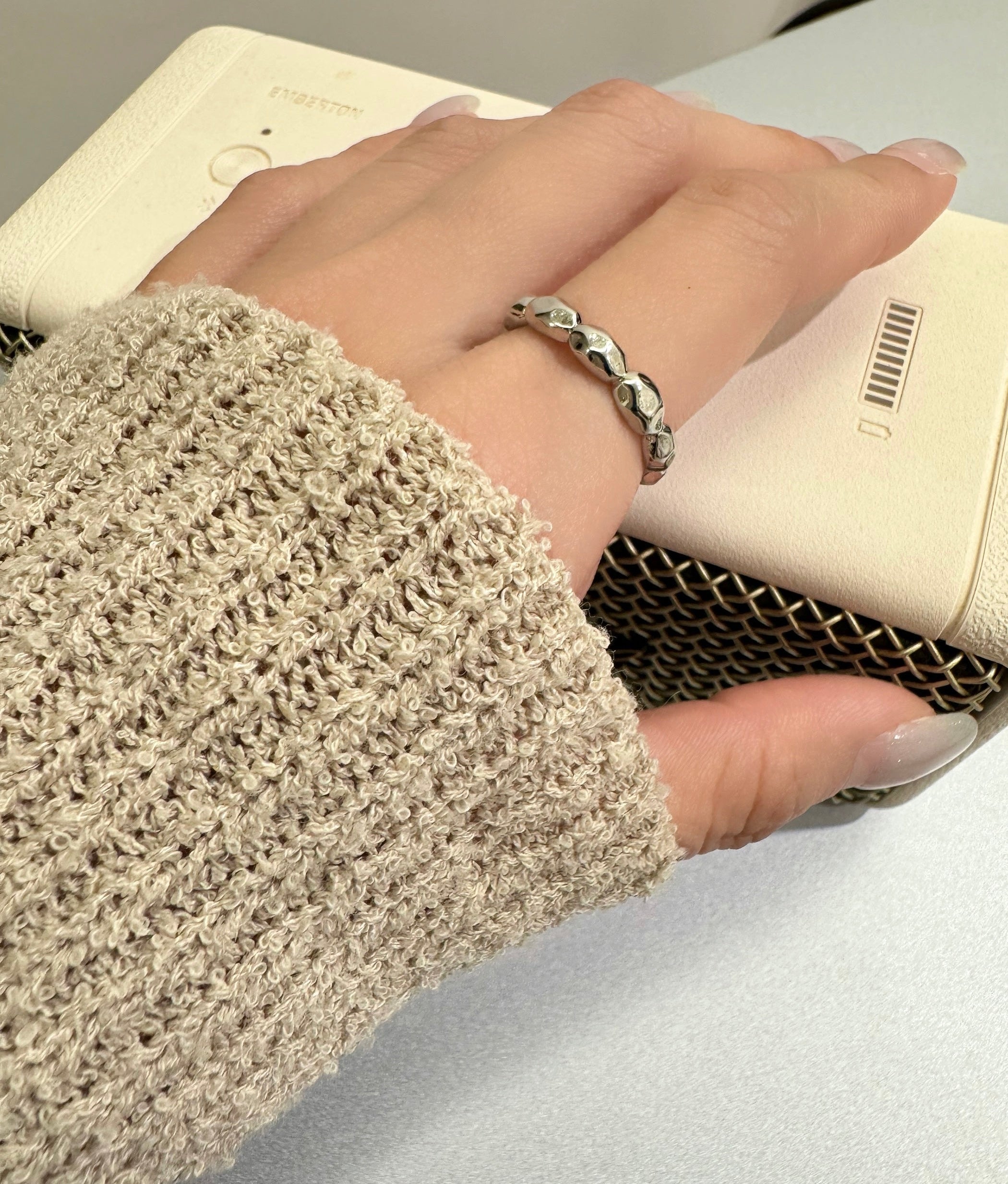 Textured Pebble Ring